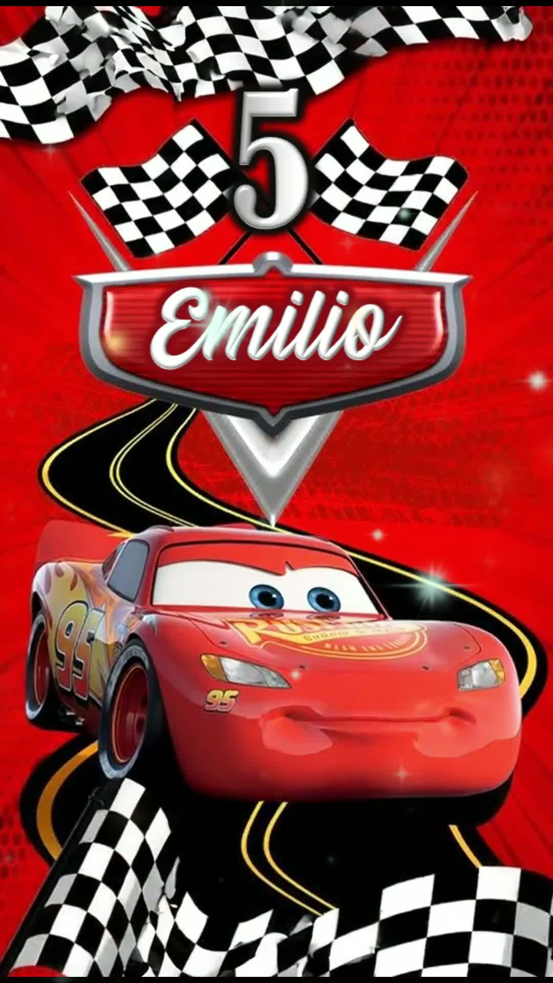 Cars Rayo Mcqueen 50 — Videoinvita
