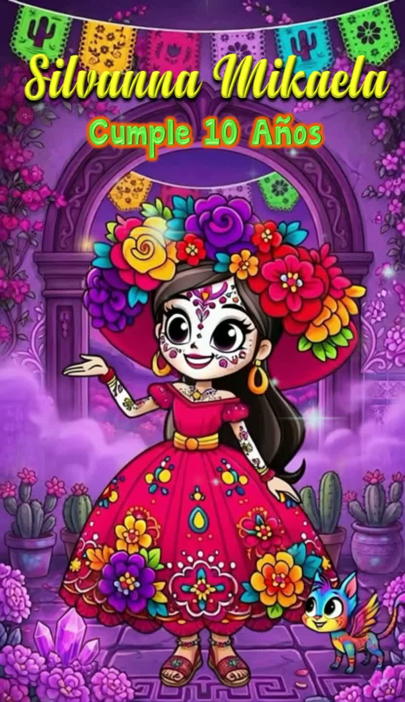 Catrina Animada 50 — Videoinvita