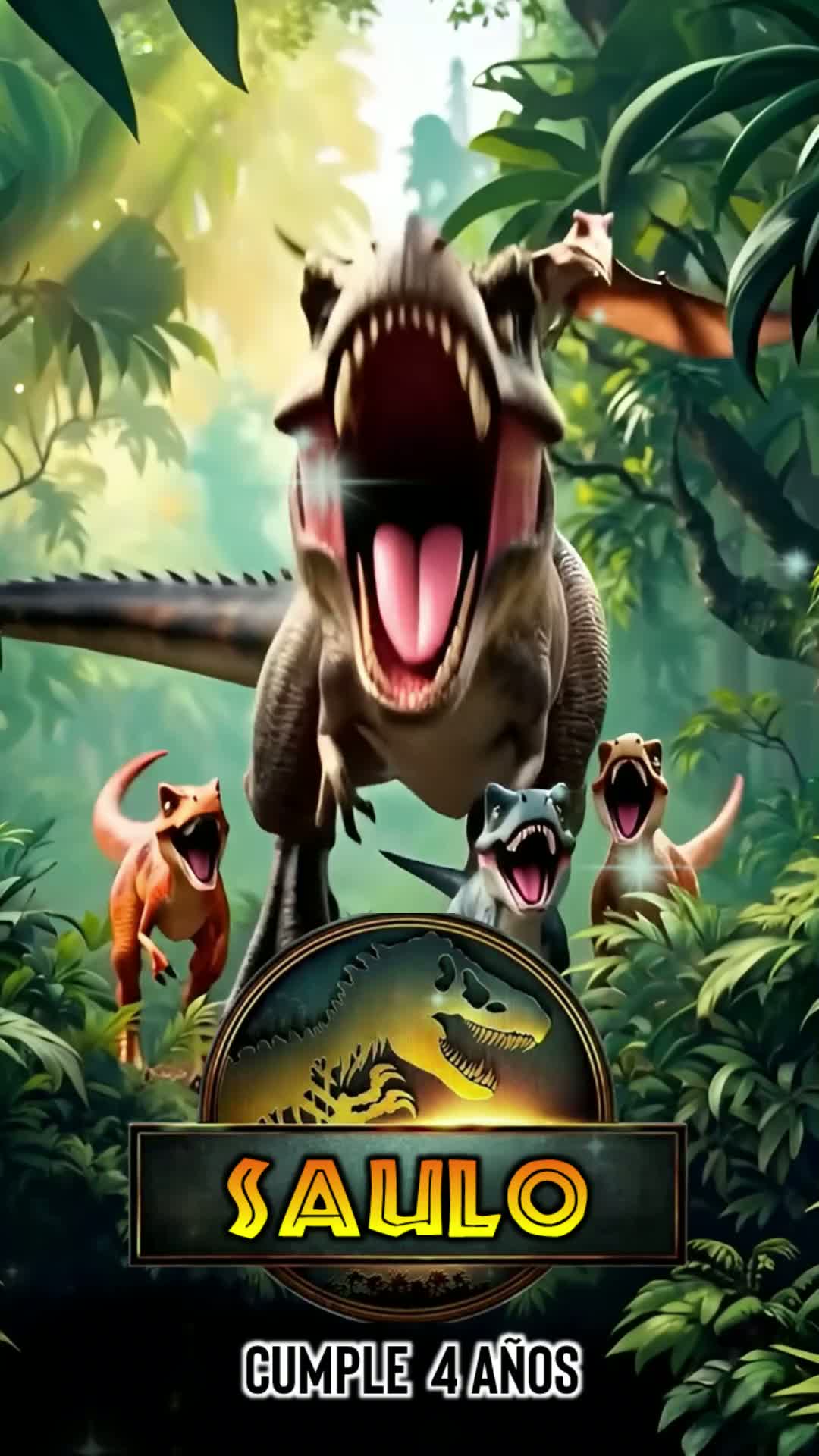 Dinosaurios Jurassic 50 — Videoinvita