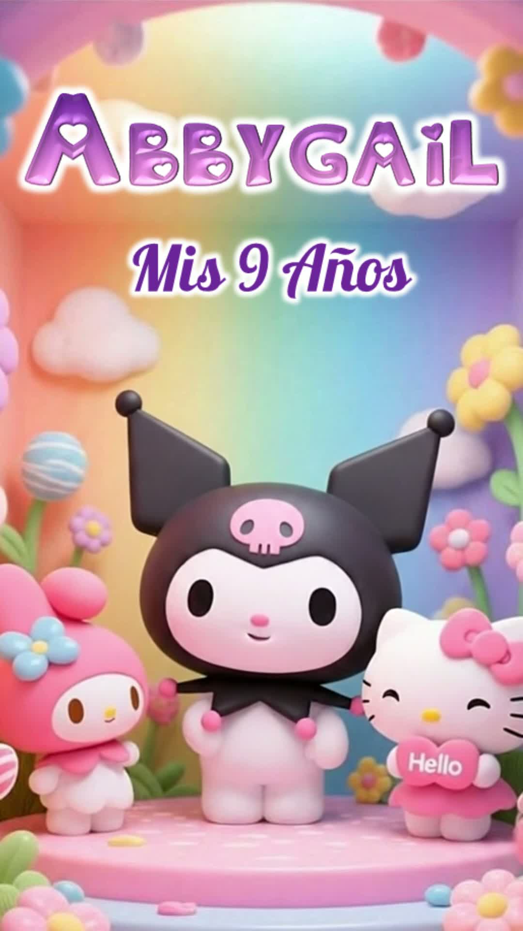 Kuromi Animado 02 50 — Videoinvita