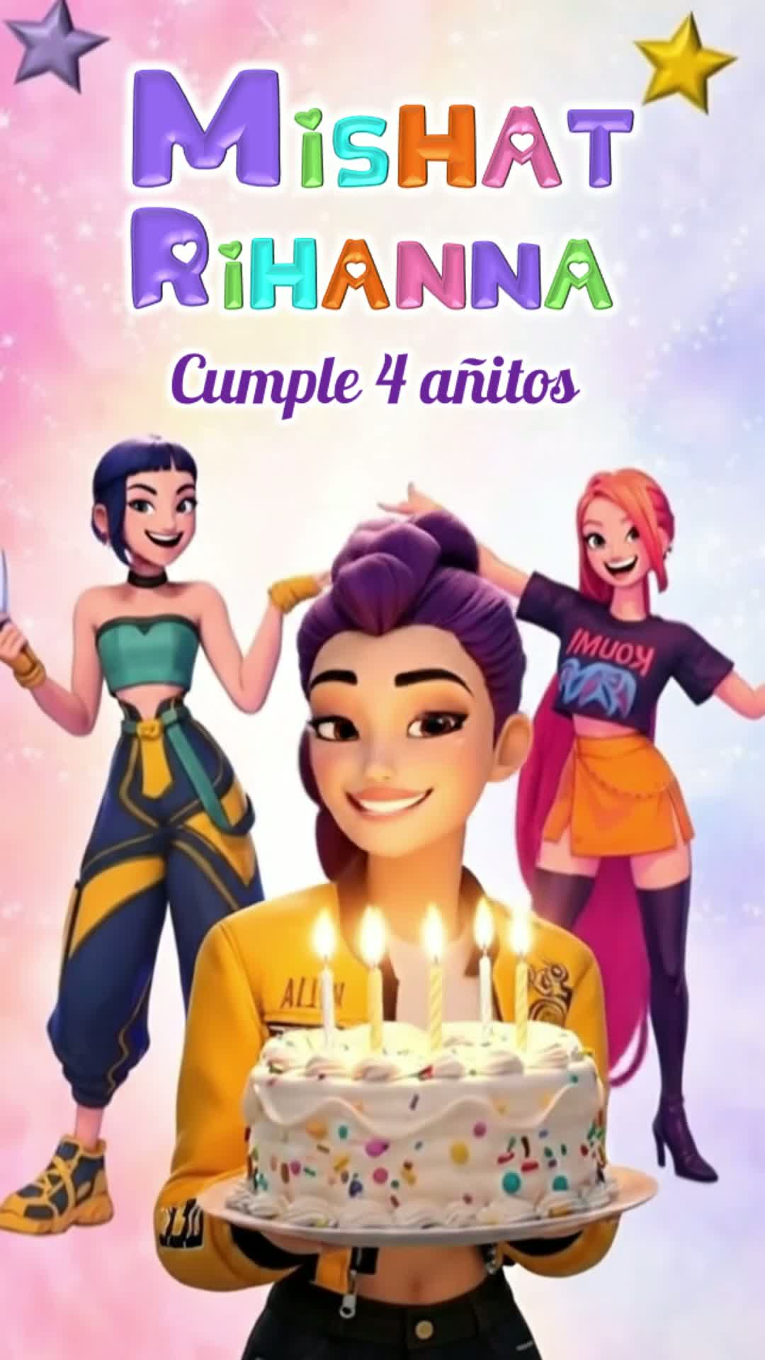 Rumi Torta Guerreras Kpop 50 — Videoinvita