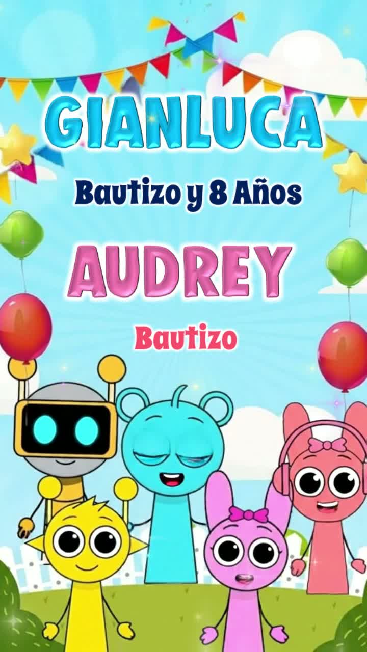 Sprunki Bautizo Y Cumple 70 — Videoinvita