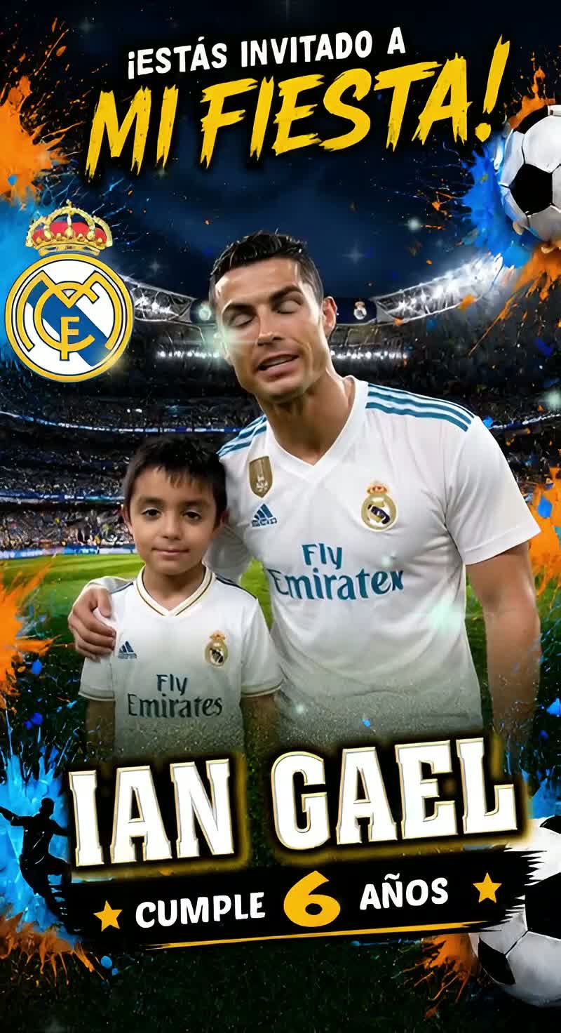 Ronaldo Real Madrid con Foto