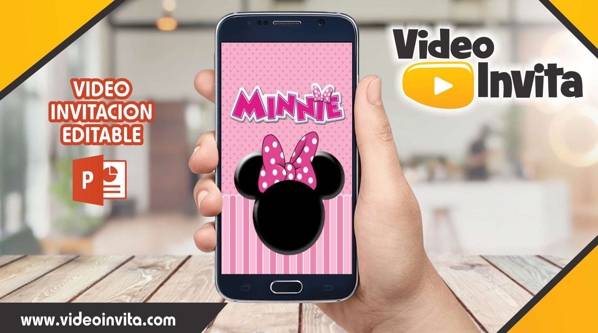 Video Invitaci n De Minnie Mouse Editable Video Invita Video Invitaci n De Minnie Mouse Editable Video Invita