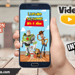 Video Invitación de Toy Story 2 Editable