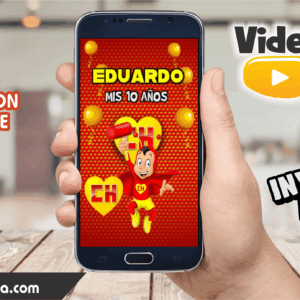 Video Invitación de Chapulin Colorado Editable