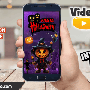 Video Invitación de Halloween 03 Editable