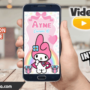 Video Invitación de Melody 02 Editable