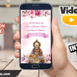 Video Invitación de Festividad Madre Guadalupe de Ayquina Editable